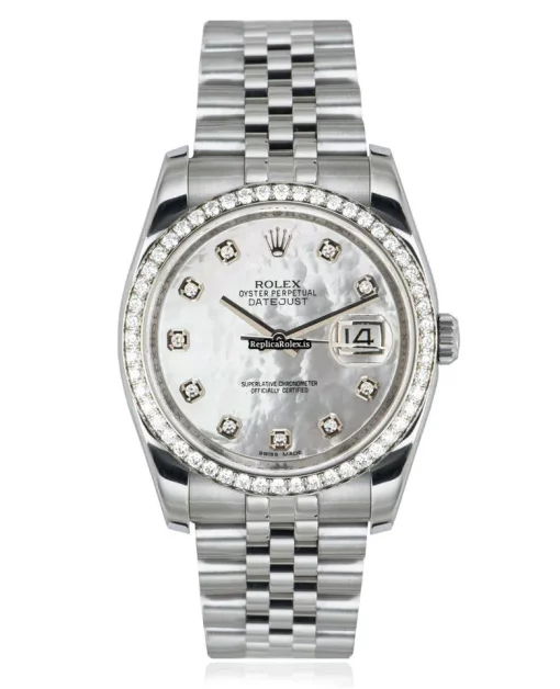 Reliable Replica Rolex Datejust 116244 Automatic Movement 36mm Steel Case Mens/unisex Watch