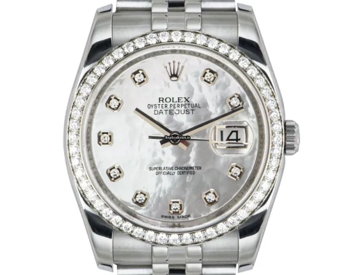 Reliable Replica Rolex Datejust 116244 Automatic Movement 36mm Steel Case Mens/unisex Watch - Image 2