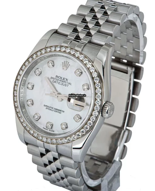 Reliable Replica Rolex Datejust 116244 Automatic Movement 36mm Steel Case Mens/unisex Watch - Image 3