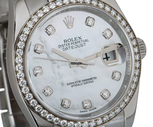Reliable Replica Rolex Datejust 116244 Automatic Movement 36mm Steel Case Mens/unisex Watch - Image 4