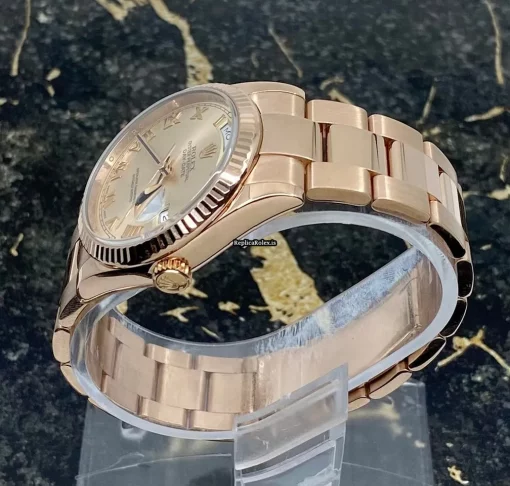 Unique Replica Rolex Day-date 36 118235f Caliber 3155 Automatic Movement 36mm Rose Gold Case Mens/unisex Watch - Image 4