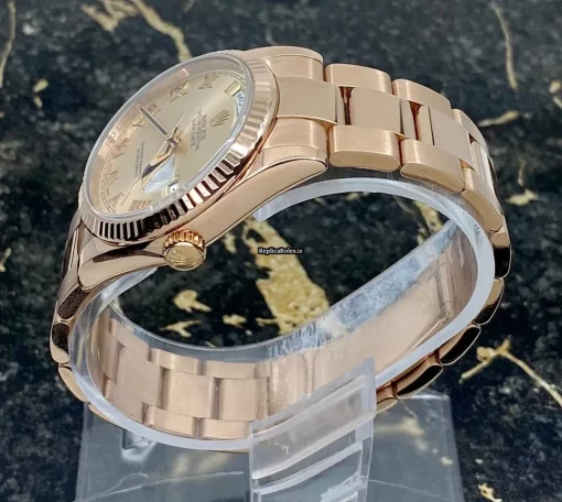 Unique Replica Rolex Day-date 36 118235f Caliber 3155 Automatic Movement 36mm Rose Gold Case Mens/unisex Watch - Image 5