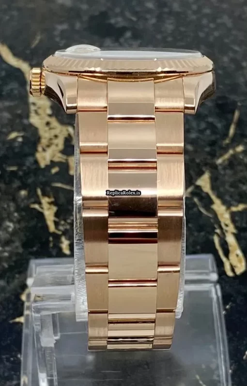 Unique Replica Rolex Day-date 36 118235f Caliber 3155 Automatic Movement 36mm Rose Gold Case Mens/unisex Watch - Image 6