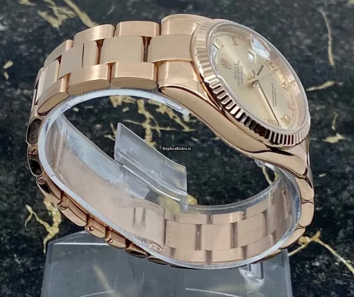 Unique Replica Rolex Day-date 36 118235f Caliber 3155 Automatic Movement 36mm Rose Gold Case Mens/unisex Watch - Image 8
