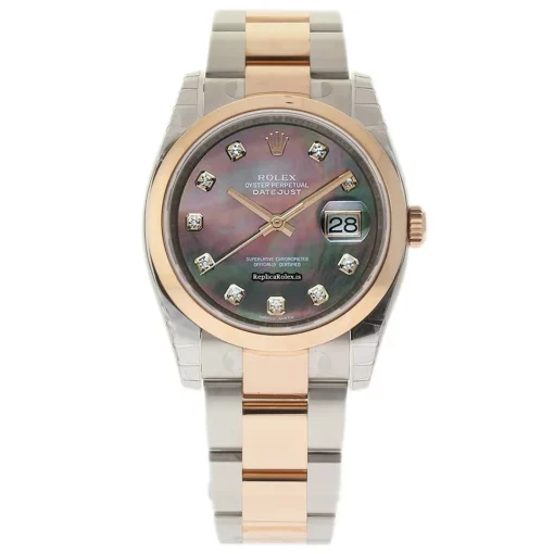 Unique Fake Rolex Datejust 116201 Caliber 3135 Automatic Movement 36mm Steel Case Womens Watch - Image 2
