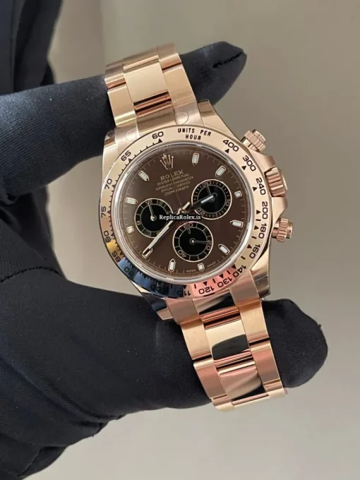 Superior Replica Rolex Daytona 116505 Caliber 4130 Automatic Movement 40mm Rose Gold Case Mens/unisex Watch - Image 2