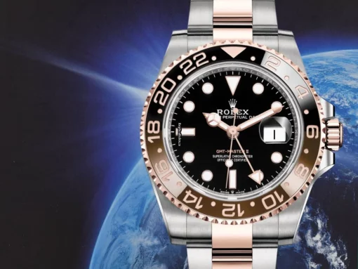 Well Made Fake Rolex Gmt-master II 126711chnr Caliber 3285 Automatic Movement 40mm Gold/steel Case Mens/unisex Watch