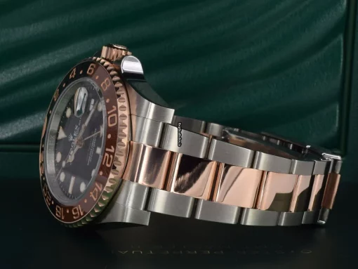 Well Made Fake Rolex Gmt-master II 126711chnr Caliber 3285 Automatic Movement 40mm Gold/steel Case Mens/unisex Watch - Image 3