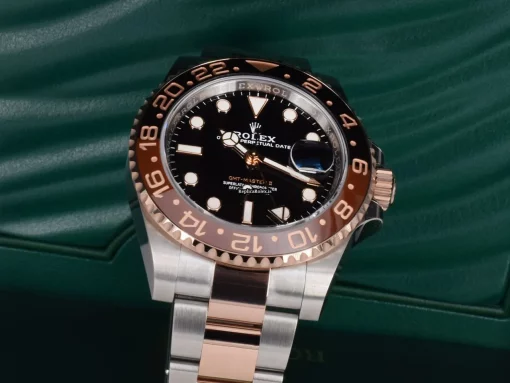 Well Made Fake Rolex Gmt-master II 126711chnr Caliber 3285 Automatic Movement 40mm Gold/steel Case Mens/unisex Watch - Image 6