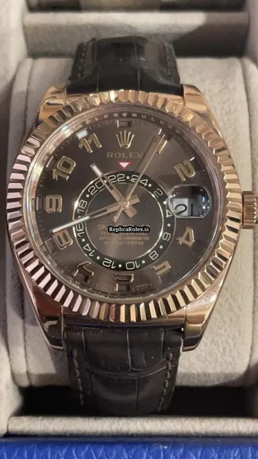 Recommend Fake Rolex Sky-dweller 326135 Automatic Movement 42mm Rose Gold Case Mens/unisex Watch