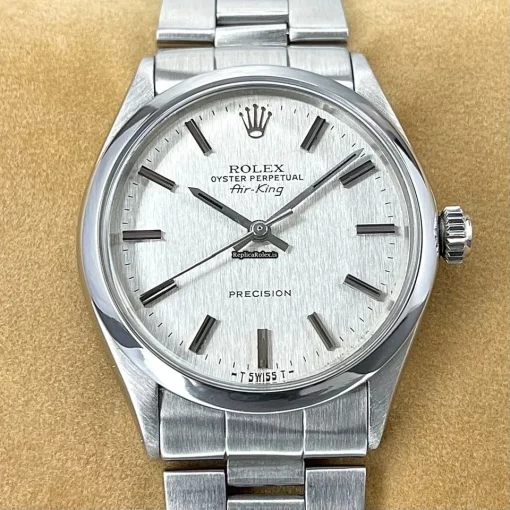 Great Replica Rolex Air King Precision 5500 Caliber 1520 Automatic Movement 34x40mm Steel Case Mens/unisex Watch