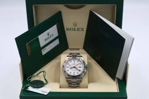 Reliable Copies Rolex Explorer II 216570 Caliber 3187 Automatic Movement 42mm Steel Case Mens/unisex Watch - Image 3