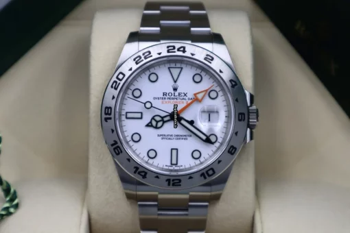 Reliable Copies Rolex Explorer II 216570 Caliber 3187 Automatic Movement 42mm Steel Case Mens/unisex Watch - Image 4