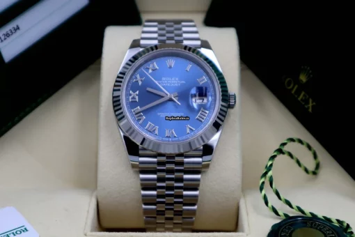 Perfect Replica Rolex Datejust 126334 Caliber 3235 Automatic Movement 41mm Steel Case Mens/unisex Watch - Image 4
