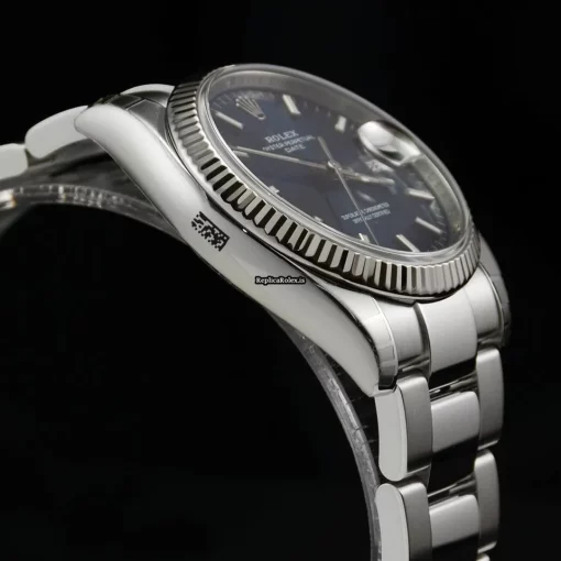 Inexpensive Fakes Rolex Oyster Perpetual Date 115234 Caliber 3135 Automatic Movement 34mm Steel Case Mens/unisex Watch - Image 12
