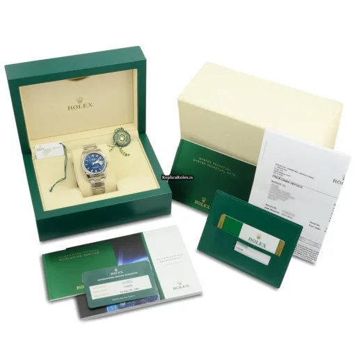 Inexpensive Fakes Rolex Oyster Perpetual Date 115234 Caliber 3135 Automatic Movement 34mm Steel Case Mens/unisex Watch - Image 2