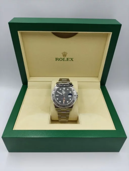 Top Replica Rolex Explorer II 216570 Caliber 3187 Automatic Movement 42mm Steel Case Mens/unisex Watch - Image 11