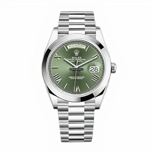 Cool Clone Rolex Day-date 40 228206 Caliber 3255 Automatic Movement 40x48mm Platinum Case Mens/unisex Watch