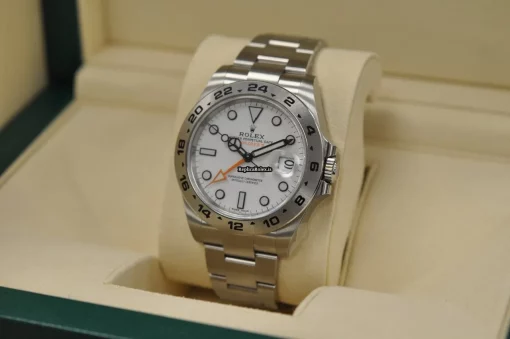 1:1 Fake Rolex Explorer II 216570 Caliber 3187 Automatic Movement 42mm Steel Case Mens/unisex Watch - Image 7