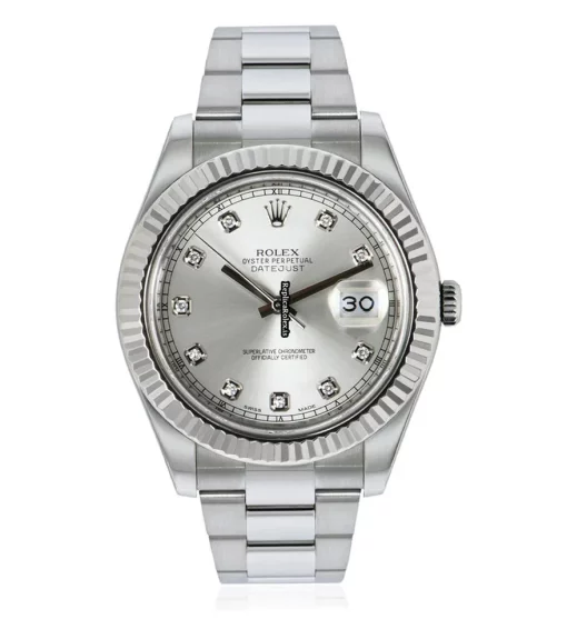 Recommend Replica Rolex Datejust II 116334 Caliber 3136 Automatic Movement 41mm White Gold Case Mens/unisex Watch