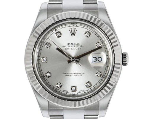 Recommend Replica Rolex Datejust II 116334 Caliber 3136 Automatic Movement 41mm White Gold Case Mens/unisex Watch - Image 2