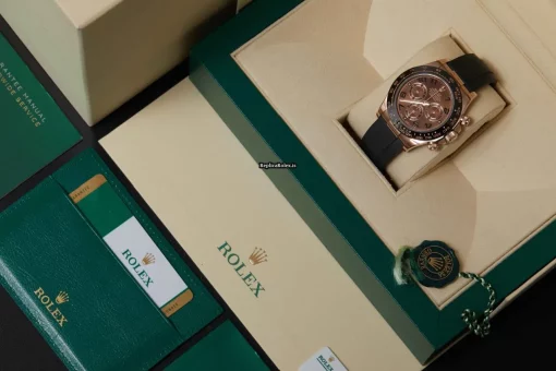 Amazing Fake Rolex Daytona 116515ln Caliber 4130 Automatic Movement 40mm Rose Gold Case Mens/unisex Watch - Image 6