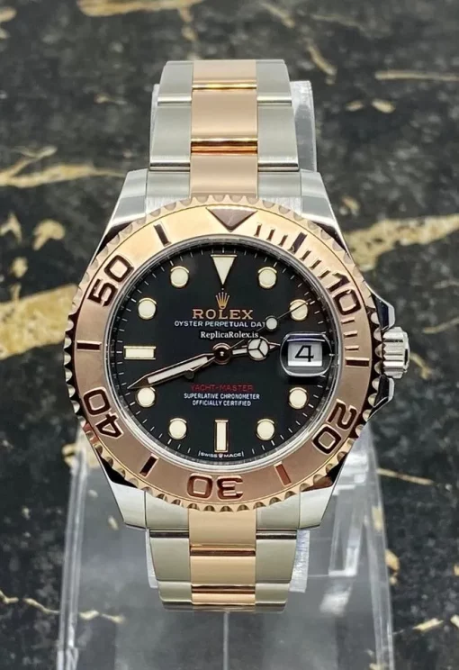 Wonderful Knockoff Rolex Yacht-master 37 268621 Caliber 2236 Automatic Movement 37mm Gold/steel Case Mens/unisex Watch