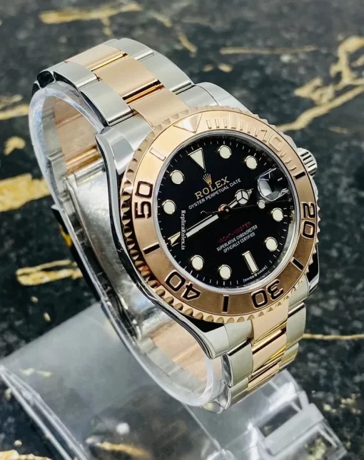 Wonderful Knockoff Rolex Yacht-master 37 268621 Caliber 2236 Automatic Movement 37mm Gold/steel Case Mens/unisex Watch - Image 11