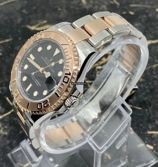 Wonderful Knockoff Rolex Yacht-master 37 268621 Caliber 2236 Automatic Movement 37mm Gold/steel Case Mens/unisex Watch - Image 3