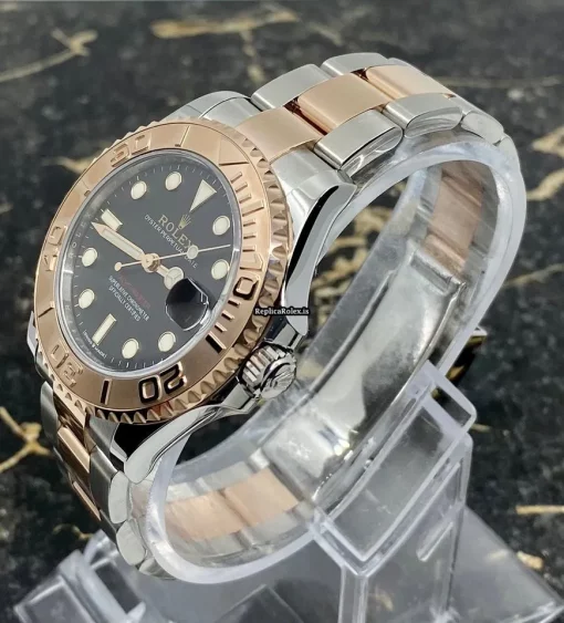 Wonderful Knockoff Rolex Yacht-master 37 268621 Caliber 2236 Automatic Movement 37mm Gold/steel Case Mens/unisex Watch - Image 4