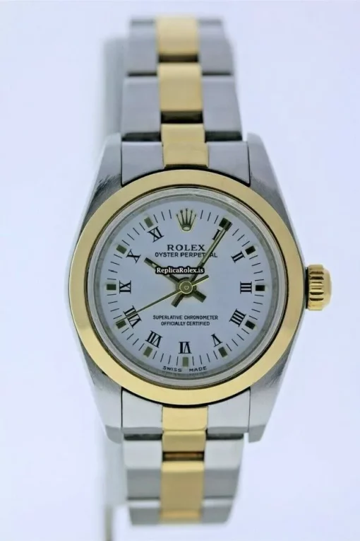 Beautiful Replica Rolex Oyster Perpetual 76183 Automatic Movement 25mm Steel Case Womens Watch