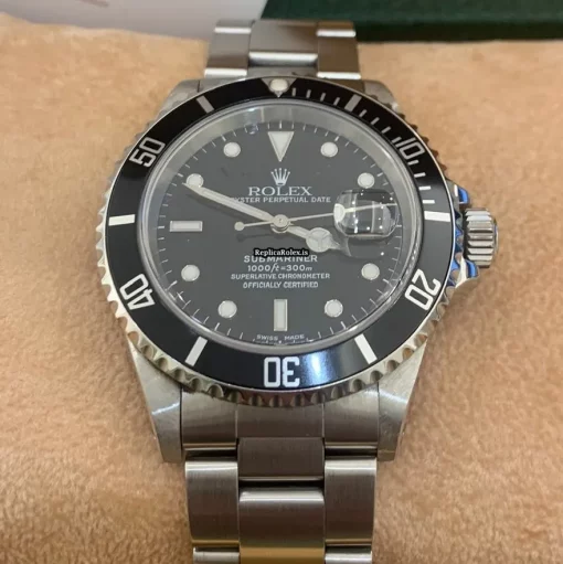 Fabulous Replica Rolex Submariner Date 16610 Caliber 3135 Automatic Movement 40mm Steel Case Mens/unisex Watch - Image 3