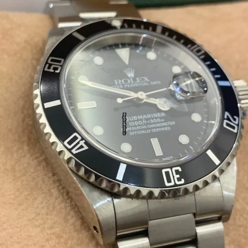 Fabulous Replica Rolex Submariner Date 16610 Caliber 3135 Automatic Movement 40mm Steel Case Mens/unisex Watch - Image 4