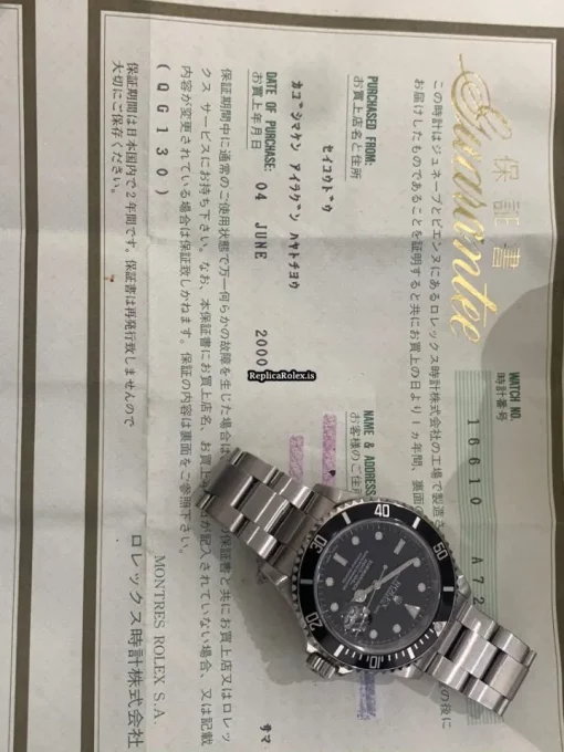 Fabulous Replica Rolex Submariner Date 16610 Caliber 3135 Automatic Movement 40mm Steel Case Mens/unisex Watch - Image 6