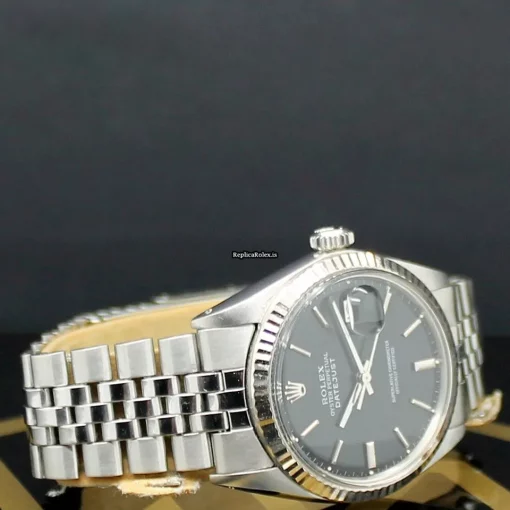 Marvellous Fake Rolex Datejust 1601 Caliber 1570 Automatic Movement 36mm Steel Case Mens/unisex Watch - Image 3