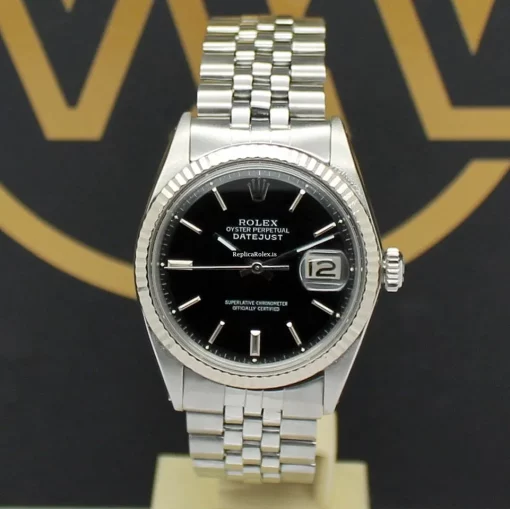 Marvellous Fake Rolex Datejust 1601 Caliber 1570 Automatic Movement 36mm Steel Case Mens/unisex Watch - Image 5