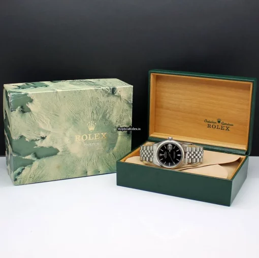 Marvellous Fake Rolex Datejust 1601 Caliber 1570 Automatic Movement 36mm Steel Case Mens/unisex Watch - Image 9