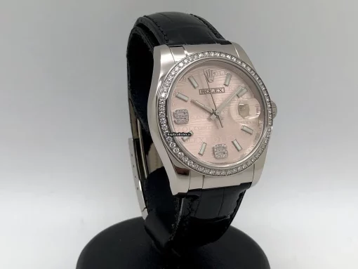 Epic Replica Rolex Datejust 116189 Caliber 3135 Automatic Movement 36mm White Gold Case Mens/unisex Watch - Image 2