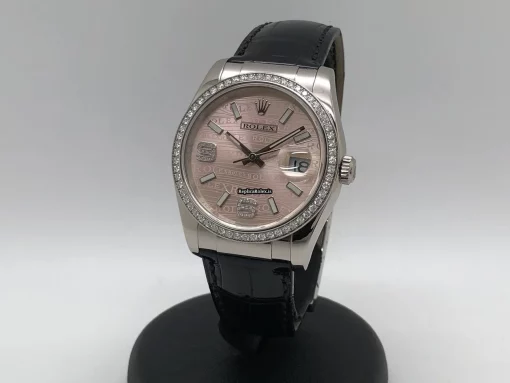 Epic Replica Rolex Datejust 116189 Caliber 3135 Automatic Movement 36mm White Gold Case Mens/unisex Watch - Image 4