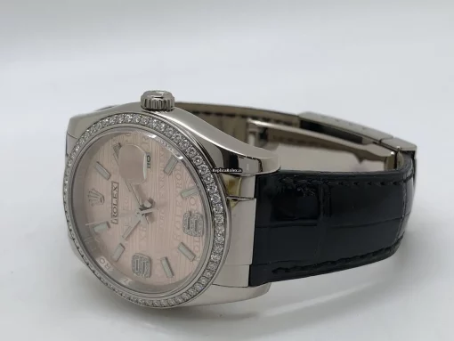 Epic Replica Rolex Datejust 116189 Caliber 3135 Automatic Movement 36mm White Gold Case Mens/unisex Watch - Image 6