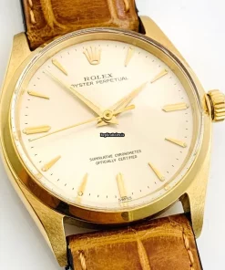 Incredible Replica Rolex Oyster Perpetual 34 1002 Caliber 1570 Automatic Movement 34mm Yellow Gold Case Mens/unisex Watch