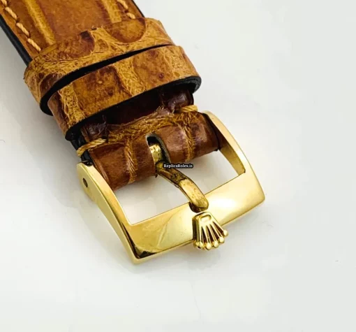 Incredible Replica Rolex Oyster Perpetual 34 1002 Caliber 1570 Automatic Movement 34mm Yellow Gold Case Mens/unisex Watch - Image 4
