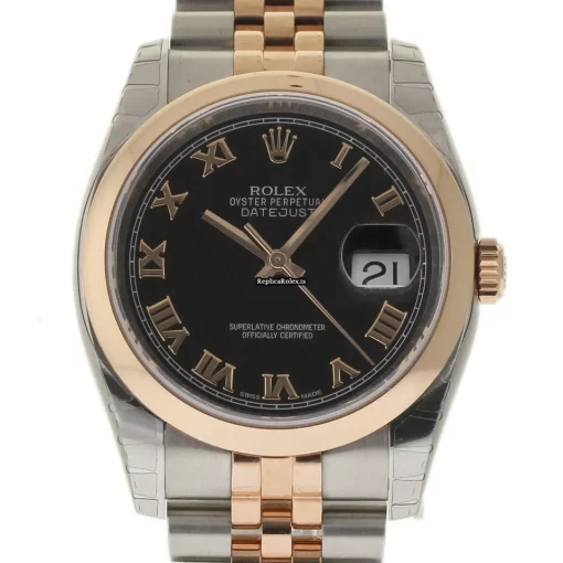 Luxury Fake Rolex Datejust 116201 Caliber 3135 Automatic Movement 36mm Steel Case Mens/unisex Watch