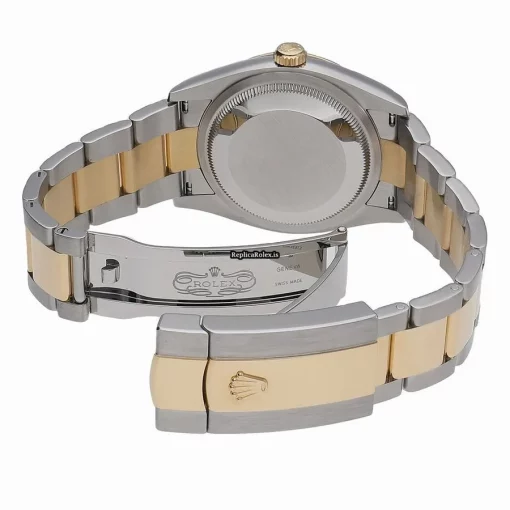 Awesome Clone Rolex Datejust 126233g Caliber 3235 Automatic Movement 36mm Gold/steel Case Watch - Image 4