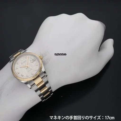 Awesome Clone Rolex Datejust 126233g Caliber 3235 Automatic Movement 36mm Gold/steel Case Watch - Image 6