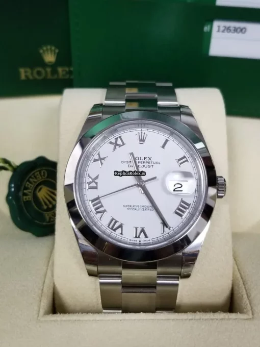 Offering Replica Rolex Datejust 126300 Automatic Movement Steel Case Mens/unisex Watch - Image 2