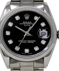1:1 Replicas Rolex Oyster Perpetual Date 1500 Automatic Movement 34mm Steel Case Womens Watch