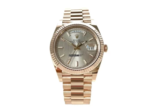 High Quality Fake Rolex Day-date 40 228235 Caliber 3255 Automatic Movement 40mm Rose Gold Case Mens/unisex Watch