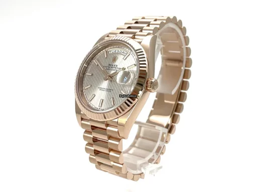 High Quality Fake Rolex Day-date 40 228235 Caliber 3255 Automatic Movement 40mm Rose Gold Case Mens/unisex Watch - Image 2