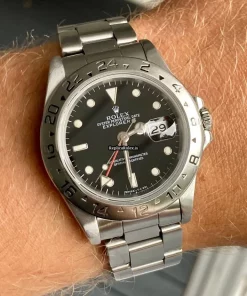 Neat Fake Rolex Explorer II 16570 Caliber 3185 Automatic Movement 40mm Steel Case Mens/unisex Watch